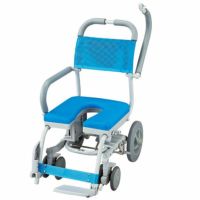 ウチエ シャワーラク シャワーキャリー・入浴用車椅子