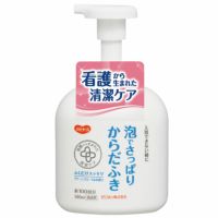 清拭剤 泡でさっぱりからだふき 液体タイプ 500ml×2本