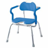安寿 ひじ掛け付シャワーベンチ RE-Uワイド U字座面