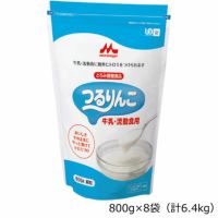 嚥下補助とろみ剤 つるりんこ 牛乳・流動食用 800g×1ケース（8袋入り）