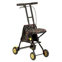 プチカ SICP01 幸和製作所コンパクトシルバーカー フラワーブラック