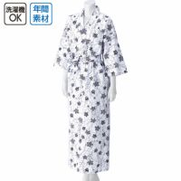 婦人 ガーゼねまき 柄おまかせ 通年 2枚セット 01804