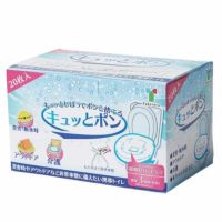 キュッとポン 1箱20枚入り×4箱セットトイレ処理袋・携帯トイレ