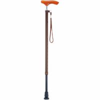 スリムネックツートンステッキ 伸縮杖 AS-250 長さ70～92.5cm 身長約136～181cm