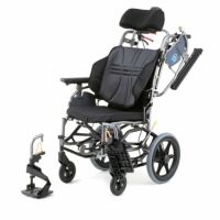 【非課税】アルミ製車椅子 座王X（エックス） 介助用ティルトタイプ NAH-XF5