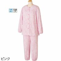 婦人介護パジャマ 大きめボタンパジャマ 通年 2枚セット 98000 3L・4L