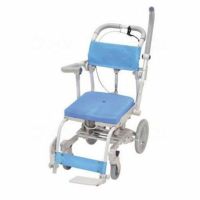 ウチエ シャワーラク四輪自在V シャワーキャリー・入浴用車椅子