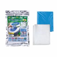 非常用トイレ セルレット S-36F 36回分セット（凝固・脱臭剤×36個、トイレ袋×36枚、透明袋×3枚）