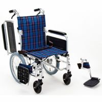 【非課税】多機能車いす はねあげ式スイングアウトタイプ 介助用 KS70-4043