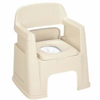 ポータブルトイレ背もたれ型 07440
