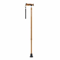 バンブーステッキ 伸縮杖  長さ68～96cm 身長約：132～188cm