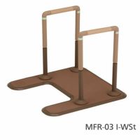 マルチフィット手すり03 MFR-03 I-WSt 木調タイプ アーチ型ベース・ソファー・トイレに