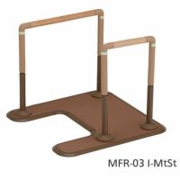 マルチフィット手すり03 MFR-03 I-MtSt 木調タイプ アーチ型ベース・ソファー・トイレに
