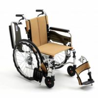 【非課税】抗菌シート自走用車椅子 STR-3 ウイング・スイングアウト仕様