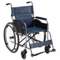 【非課税】エコノミーシリーズ スチール製車いす（自走自走式 背折れタイプ） EX-11BS、EX-11KGS