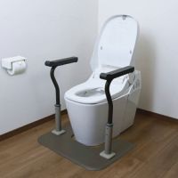 トイレ用両手すり　スムーディ XPN-L80832　工事不要