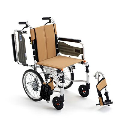 非課税】ミキ 抗菌シート 介助型車椅子 STR-4B タッチレス