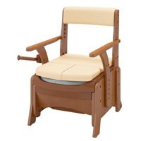家具調トイレセレクトRコンパクトタイプ 暖房便座(533-882) 介護 高齢者 ポータブルトイレ 安寿/アロン化成