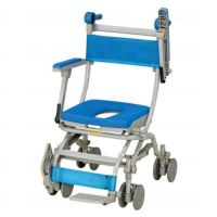 ウチエ シャトレチェアD 4輪自在 O型シート バケツ付き(STR6233) シャワーキャリー