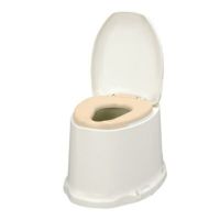 簡易設置型洋式トイレ サニタリエースSDソフト便座 据置式(補高5cm) 871-135 アロン化成 被せるタイプ
