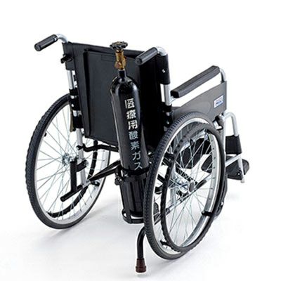 非課税】病院・施設向け VA-0DX 自走式車椅子 点滴棒用ホルダー