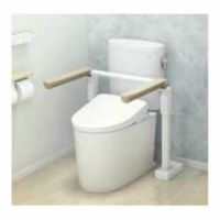 TOTO トイレ用手すり EWC772R 床固定タイプ 背もたれなし
