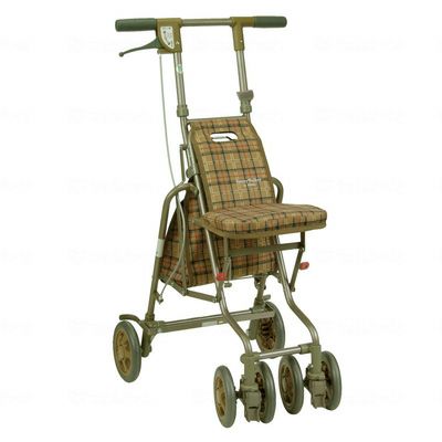 サニーウォーカー AW-Ⅲ AW-3 シルバーカー コンパクトタイプ 高さ調節可能 折りたたみ